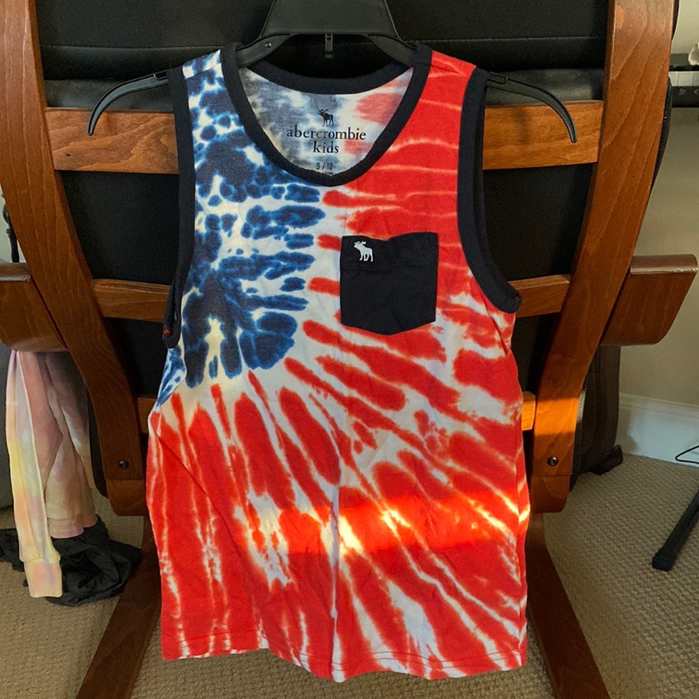 Abercrombie kids boys Americana tank sz 9-10